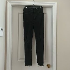 Old Navy ex high rockstar high rise super skinny black jeans